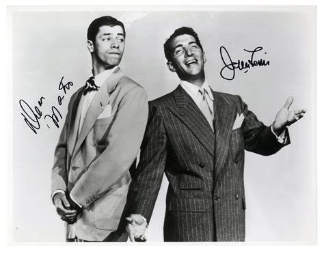 Lot Detail - Dean Martin & Jerry Lewis 14'' x 11'' Signed Photo