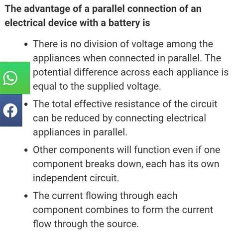 What Are The Advantages Of Connecting Electrical Devices In Parallel