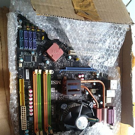 Jual Motherboard Lga Msi P Neo Ddr G Barang Langka Shopee