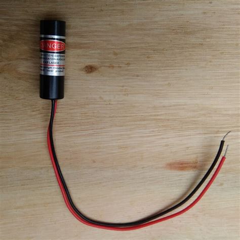 Red laser module diode visible red light 10mm diameter - LaserSE