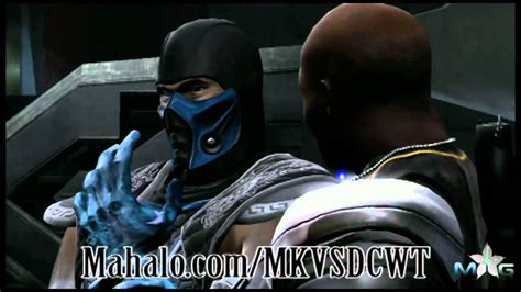 Mortal Kombat Vs Dcu Jax And Sub Zero Scene Youtube