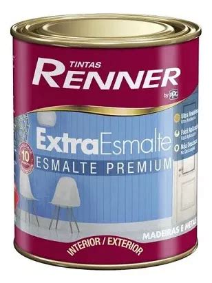 Tinta Esmalte Extra Acetinado 900ml Branco Renner MercadoLivre