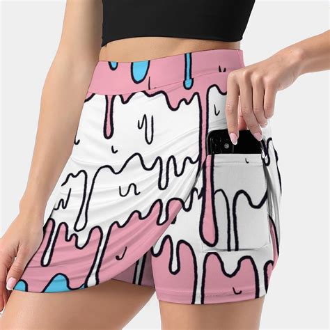 Pastel Kawaii Melting Trans Pride Lgbtq Design Women S Skirt Aesthetic