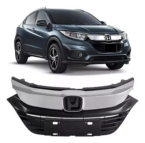 Grade Dianteira Honda Hrv Friso Cromado Novo