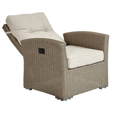 Brafab Gartensessel Ashfield Beige Verstellbar Polyrattan Polster