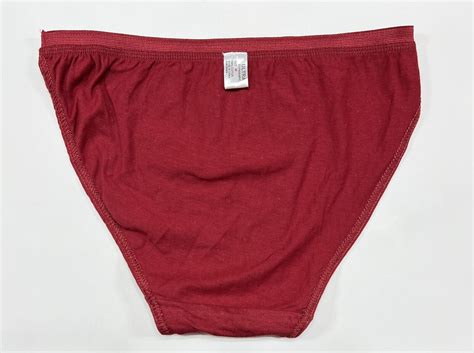 Vintage S Ultra Tanga String Bikini Brief Maroon Gem