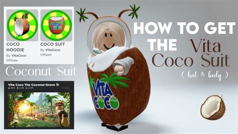 HOW TO GET THE FREE VITA COCONUT SUIT Hat And Body Accessories