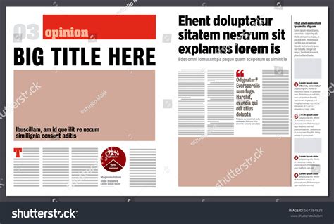 Plantilla De Diario De Diseño Gráfico Vector De Stock Libre De Regalías 567384838 Shutterstock