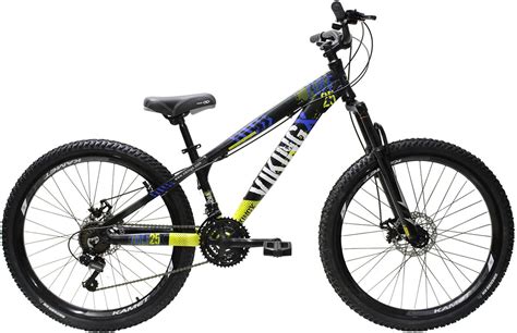 Bicicleta Vikingx Freeride Tuff Aro 26 Freio A Disco 21 Marchas Preto