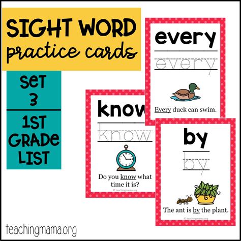 Free Printable Sight Word Books Pdf