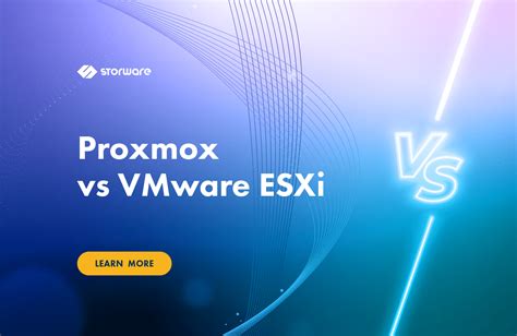 Proxmox Vs Vmware Comparison Storware Blog