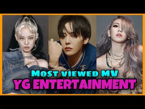 TOP50 Los MV más vistos de YG ENTERTAINMENT YouTube