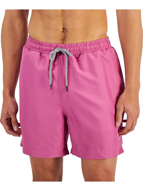 Inc Mens Quick Dry 5 Inseam Swim Trunks