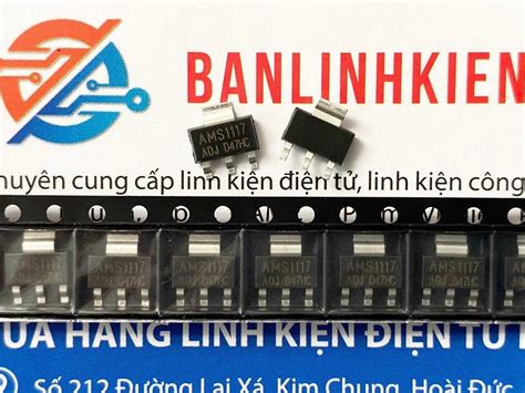 AMS1117 ADJ AMS1117 IC biến đổi điện áp 1A SOT 223