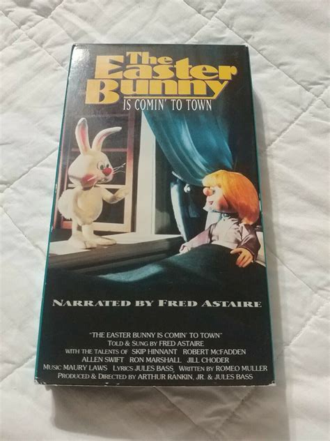 The Easter Bunny Is Comin To Town Vhs Fred Astaire Rankin Bass