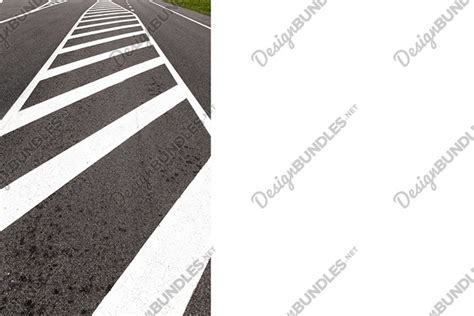 white road markings drawn (803485)