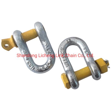 Galvanized Us Type Chain D Forged Shackle Steel G210 China Us Type