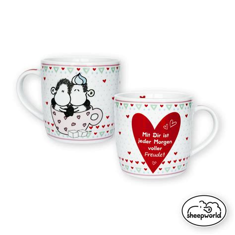 Sheepworld Tasse Mit Dir Ist Jeder Morgen Voller Freude Amazon Es