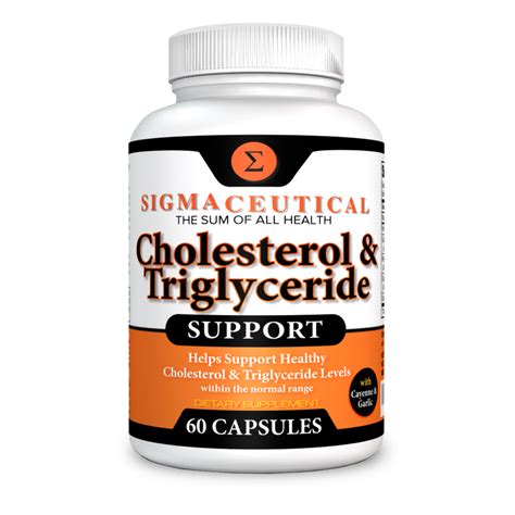 Cholesterol & Triglycerides Support, 60 Capsules | Sigmaceutical.com