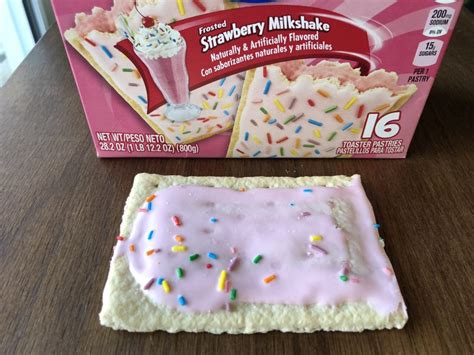 REVIEW: Kellogg's Frosted Strawberry Milkshake Pop-Tarts - Junk Banter