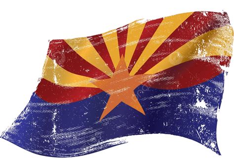 Arizona Flag Vector Hd Png Images A Flag Of Arizona With A Grunge