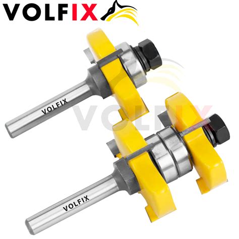 Фрезы паз шип VOLFIX FZ-120-730 d8 комбинированная пазо-шиповая фреза ...