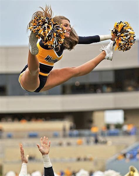 Krysta West Virginia Cheerleading Pinterest Virginia Football And College Football