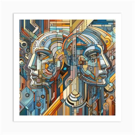 Futuristic Abstract Art 1 Art Print by Expressionist JulesMEvEx - Fy