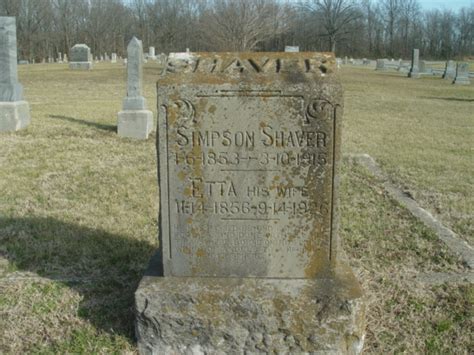 Issaette Etta Karns Shaver M Morial Find A Grave