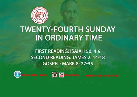 Twenty Fourth Sunday In Ordinary Time Missionaries Of The Sacred