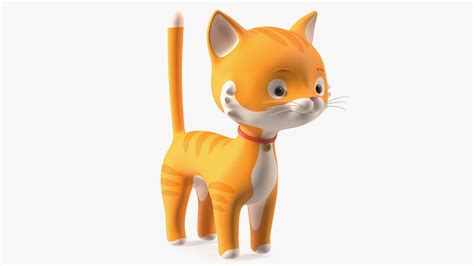 Small and Funny Cartoon Cat 3D Model $59 - .3ds .blend .c4d .fbx .max ...