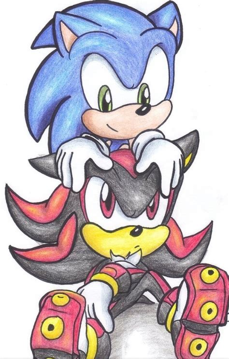 Baby sonic and shadow the hedgehog by Shadicthewerepup on DeviantArt