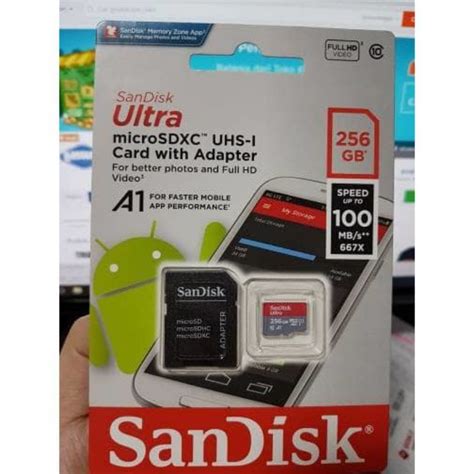 Jual Sandisk Ultra Microsd 256 Gb 100mb S Original Shopee Indonesia