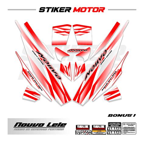 Jual NS12 STRIPING STIKER STICKER LIS YAMAHA NOUVO LELE NUVO NUOVO