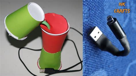 How To Make A Plastic Cup Lamp Powerful Usb Thermocol Paper Cup