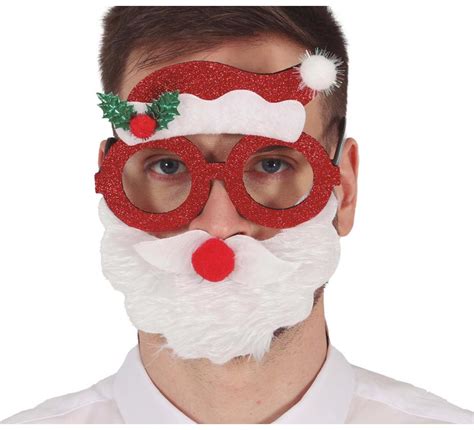 Weihnachtsmann Mit Bartbrille