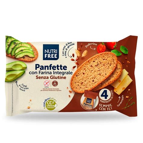 Pane Integrale Senza Glutine Panfette Nutrifree Nutrifree