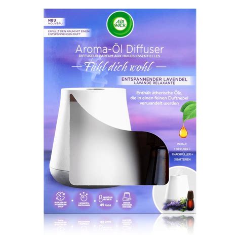 Air Wick Aroma L Diffusor Startet Set F R Dauerhaftes Wohlf Hlklima