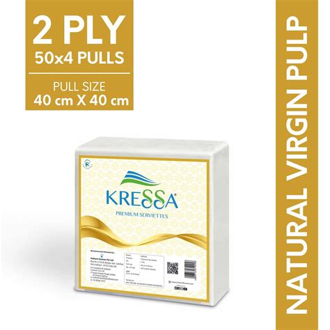 Kressa Premium Paper Napkin X Cm Ply Pack Of Pulls