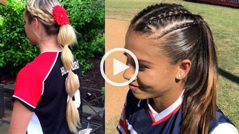 5 Fun Game Day Hairstyles for Softball Players | 2aDays News