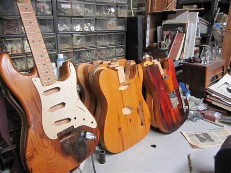 Building Guitars Bowery Pine Series Guitar Shop