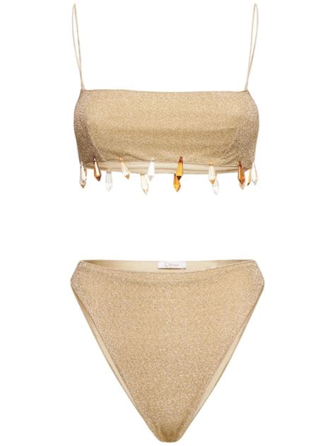 Lumi Re Embellished Bikini Set Os Ree Swimwear Women Luisaviaroma