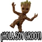 Hola Soy Groot Sticker De WhatsApp DescargarStickers