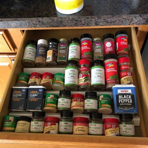 Custom Spice Rack Organizer for Drawer / VERTICAL Rods/ Spice | Etsy ...