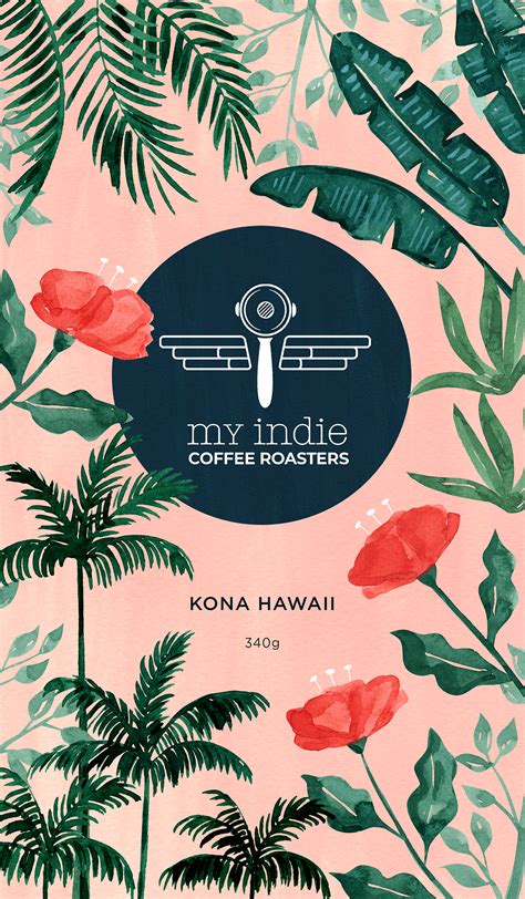 My Indie Coffee - Tropical Coffee Labels on Behance
