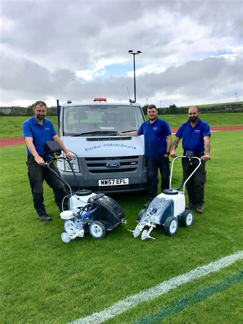 Gps Line Marking Ewan Mackenzie Gardening Services