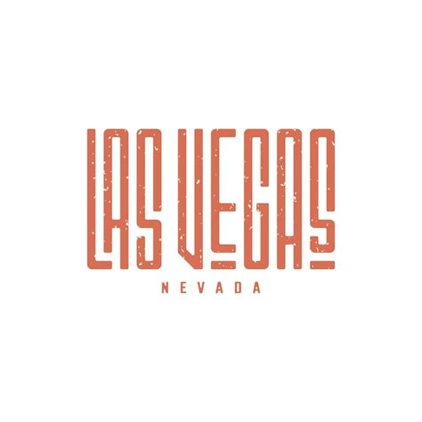 Premium Vector Las Vegas Lettering Typography