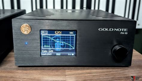 Gold Note PH 10 Phono Stage With PSU 10 External Power Supply For Sale