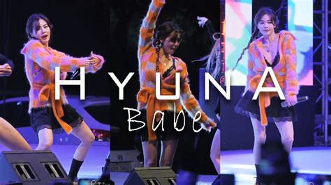 191025 현아 HyunA Babe 베베 평택 국제대학교 4K 60P 직캠 YouTube