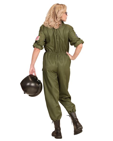 Kampfjet Pilotin Damen Kost M M F R Fasching Horror Shop